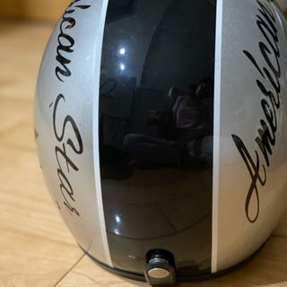 フルフェイスヘルメット バイク アメリカンスターシルバーの画像