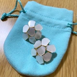 シェル ゴールドピアス green label relaxing