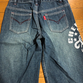 160cm デニムハーフパンツ　え、の画像