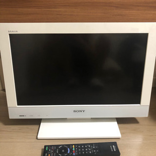 白枠　22インチテレビ