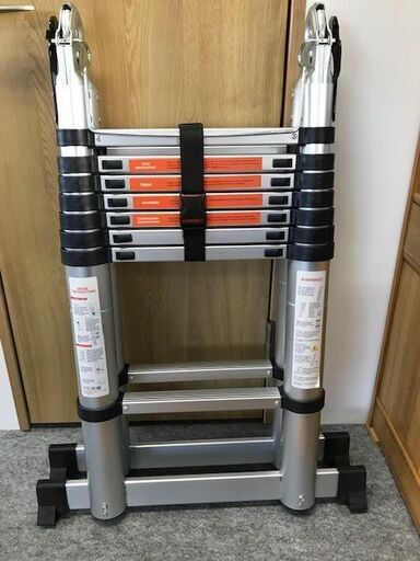 ●アルミ伸縮はしご・ス－パ－ラダ－5ｍ