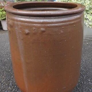 ★USED/引き取り限定★壺 陶器鉢 園芸 家庭菜園 花 植物 ...