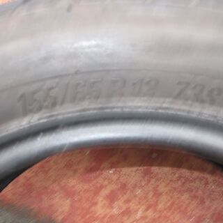 バリ溝、155-65R13　4本　製造日は古いですがまだまだ使用できます。の画像