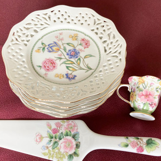 Keito Japan　ケーキ皿　ケーキサーバー　クリーマー