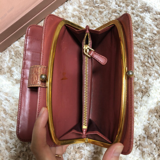 10/5まで！miumiu ミュウミュウ　クロコ　財布