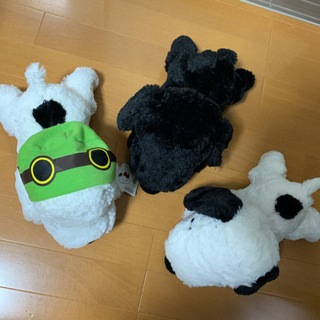 ②【新品】ふわふわスヌーピー　寝そべりぬいぐるみ　SNOOPY  帽子　ヘルメットの画像