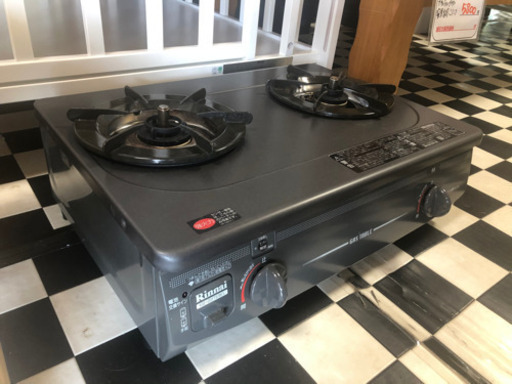 【リサイクルショップ八光　田上店　安心の3か月保証　配達・設置OK】Rinnai リンナイ RTS-337-2FTS-L ガスコンロ ガステーブル LPガス