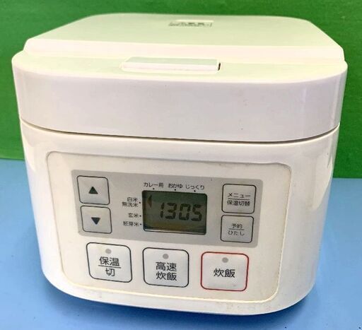 JM8512)マイコン炊飯ジャー 3合炊き《株式会社ニトリ》 カラー：ホワイト 中古品【取りに来られる方限定】