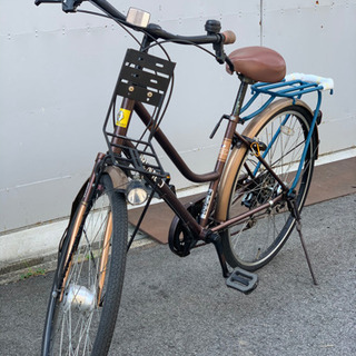 値下げ♪自転車　変速機付き　26インチ　現状車/配達可♪
