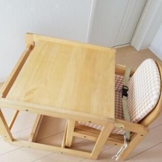 【お取引完了】ベビーチェア&机　3wayタイプ　ヨーロッパ製品