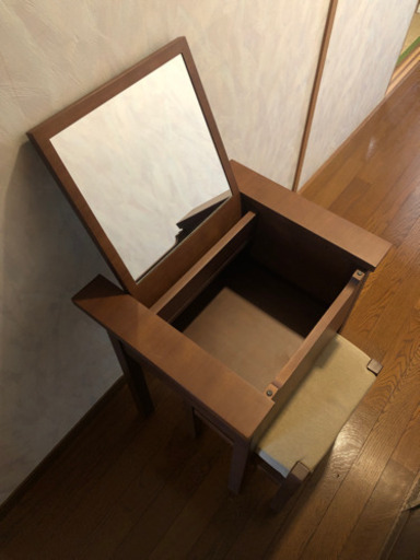 【受渡決定済】無印良品　ウォールナット材ドレッサー