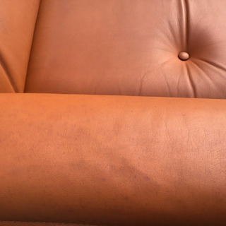 中古　応接ソファー5点セット　キャメルの画像