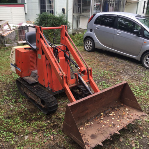 除雪に便利です、ノダミニローダー クローラーショベルディーゼルえです。除雪機