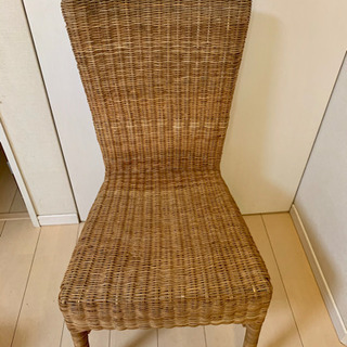 IKEA イケア　ラタン　ダイニングチェア　4脚