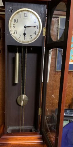 SEIKO アンティーク　柱時計　ジャンク品