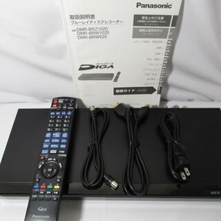 JAKN1620/ブルーレイレコーダー/BD/DVD/500GB/ダブルチューナー/パナソニック/Panasonic/DMR-BRW520/中古品/