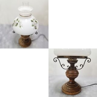 【￥2200-】イタリア製 スタンドライト 木製　BELLA VISTA　テーブルランプ 照明器具 ヴィンテージ コレクションの画像