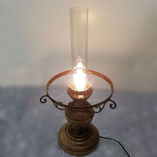 【￥2200-】イタリア製 スタンドライト 木製　BELLA VISTA　テーブルランプ 照明器具 ヴィンテージ コレクションの画像