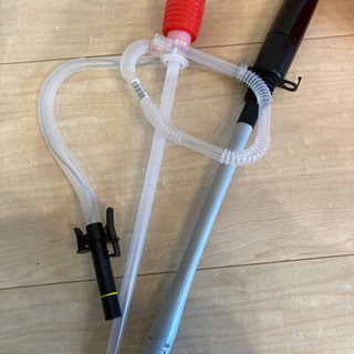 石油ファンヒーター　電動ポンプ＋18ℓ灯油缶セットの画像