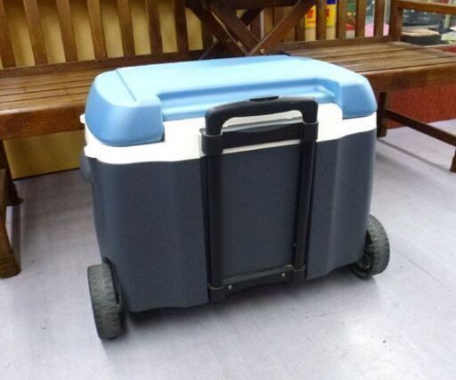 イグルー クーラーボックス 58L 62QT MAXCOLD/マックスコールド ブルー＆ブラック 車輪付 取手調節可 IGLOO アウ