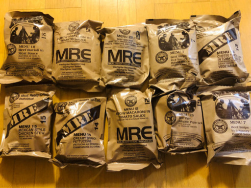 (取り引き先決まりました)MRE アメリカ軍　10個セット　海兵隊