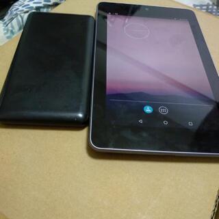 nexus7 タブレット　モバイルバッテリー付き
