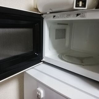 画像追加済【～10月23日限定】一人暮らし用電子レンジ売ります【2019/9月購入】の画像
