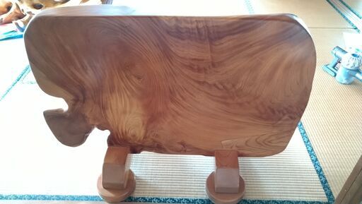 天然木☆欅／けやき／ケヤキ 衝立 ついたて 置物 オシャレ 木工工芸品 希少材