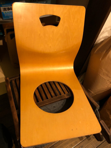 座椅子4脚セット　中古