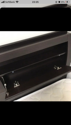 【取りに来られる方限定】ダブルベッド　マットレス付き