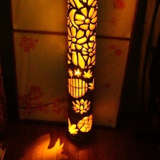 特大 竹灯籠 〜〜花鳥風月〜〜