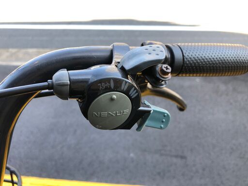 《レンタサイクル店使用　自転車整備士整備済み！》㊷中古車　26インチ　シティサイクル　ブラック　3段変速付き