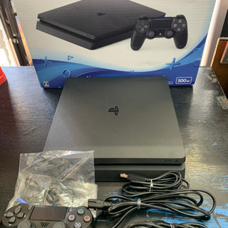 【美品】PlayStation 4 ジェット・ブラック 500GB (CUH-2200AB01) 2020/10/06