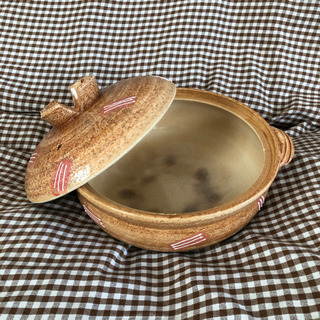[お取引中］中古品の土鍋ですが、よかったら使ってください(^^)の画像