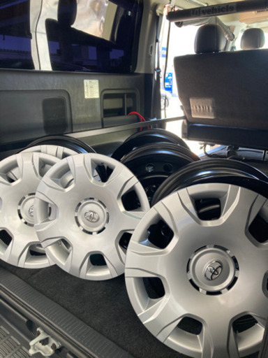 未使用200系ハイエース 純正ホイール、ホイールキャップ