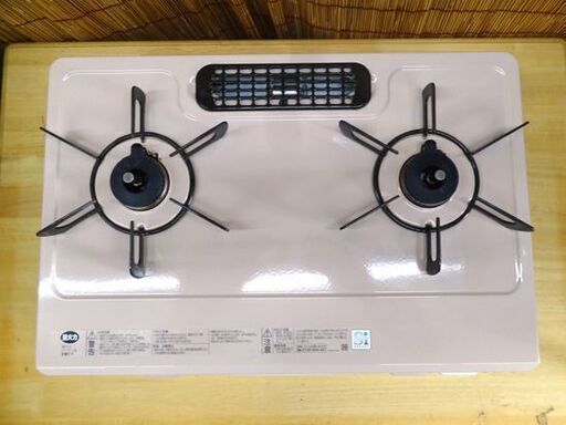 リンナイ LPガス ガステーブル 2018年製 パステルピンク Rinnai KGM64PK2L ガスコンロ プロパン 札幌市 平岸