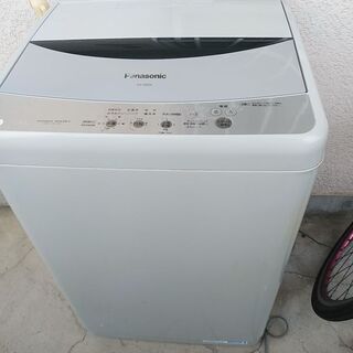 ※現在取引き中　　　Panasonic　５キロ洗濯機　NA-F502K あげます　10/10頃までの画像