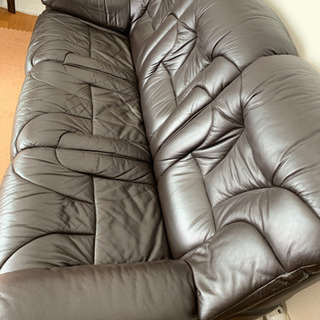 お話中　　ニトリ  ソファー 3人掛け ハイバック　難ありの画像