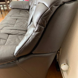 お話中　　ニトリ  ソファー 3人掛け ハイバック　難ありの画像