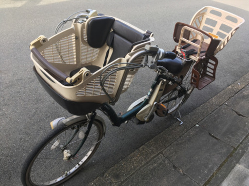 決まりました ブリジストン 電動自転車 アンジェリーノ バッテリー買い替え必須 前後子ども乗せあり