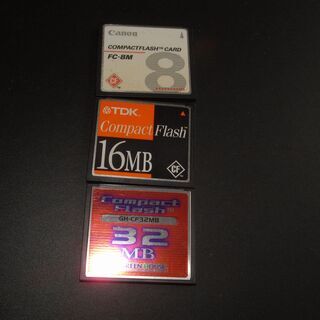 コンパクトフラッシュ　三枚ＳＥＴ　Ｎｏ１