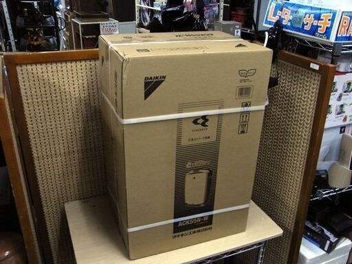 新品未使用 ダイキン/DAIKIN 加湿空気清浄機 ホワイト系 ACK55N-W うるおい光エール