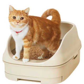 【新品未使用】猫トイレ　花王　ニャンとも清潔トイレセット　オープ...