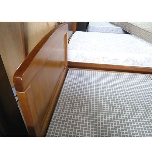 札幌 シングルベッド マットレス厚さ170㎜ 片面マットレス シンプル ナチュラル 背面高さ200㎜ ベット 本郷通店
