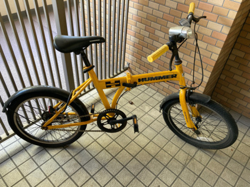 HUMMER ハマー　折りたたみ自転車　中古