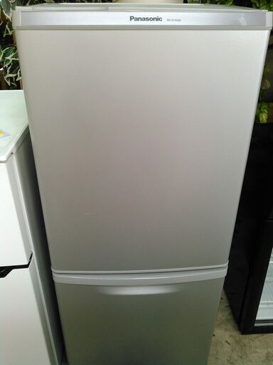 安心の一年保証！Panasonic/パナソニック 138L 2ドア冷蔵庫（シルバー）【右開き】 NR-B14AW-S  2018年製    No.1320092906　ガーランド草加