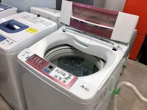 日立8.0K洗濯機2013年製　DDモーター新品交換！！　分解クリーニング済み！！！