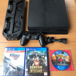 PS4 本体とコントローラーソフト3本セット