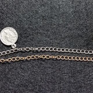 ファッションのワンポイントに！幸福のコイン2連ブレスレット