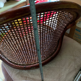 編み座椅子の画像